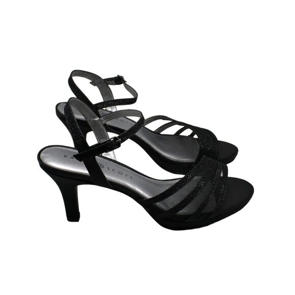 Karen Scott Black Sandals - Picture 3 of 8